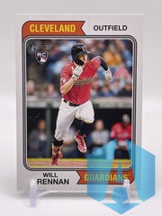 2023 Topps Heritage Rookie #321 Will Brennan Cleveland Guardians